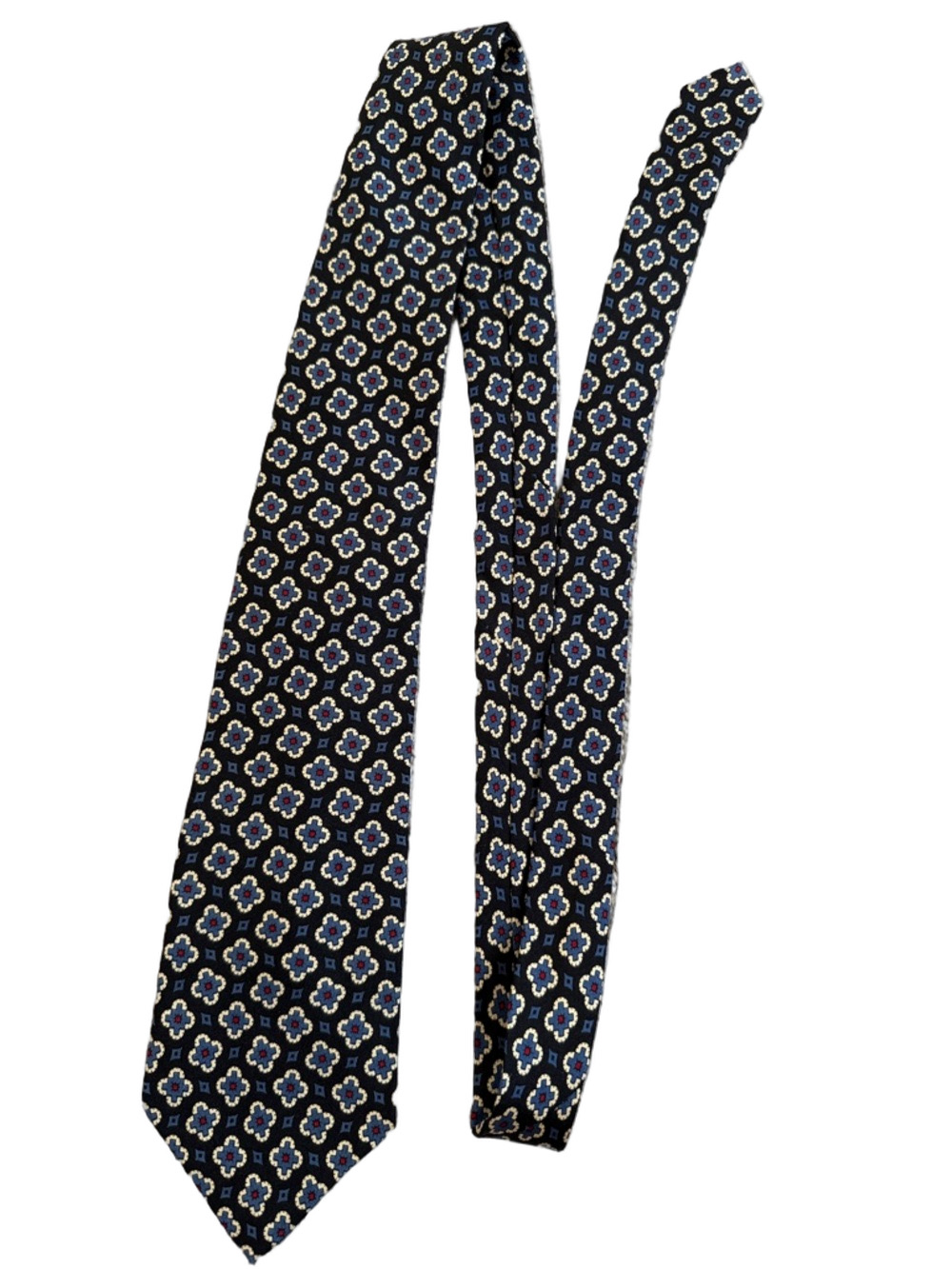 Vintage 90s J. Crew Handmade Silk Tie